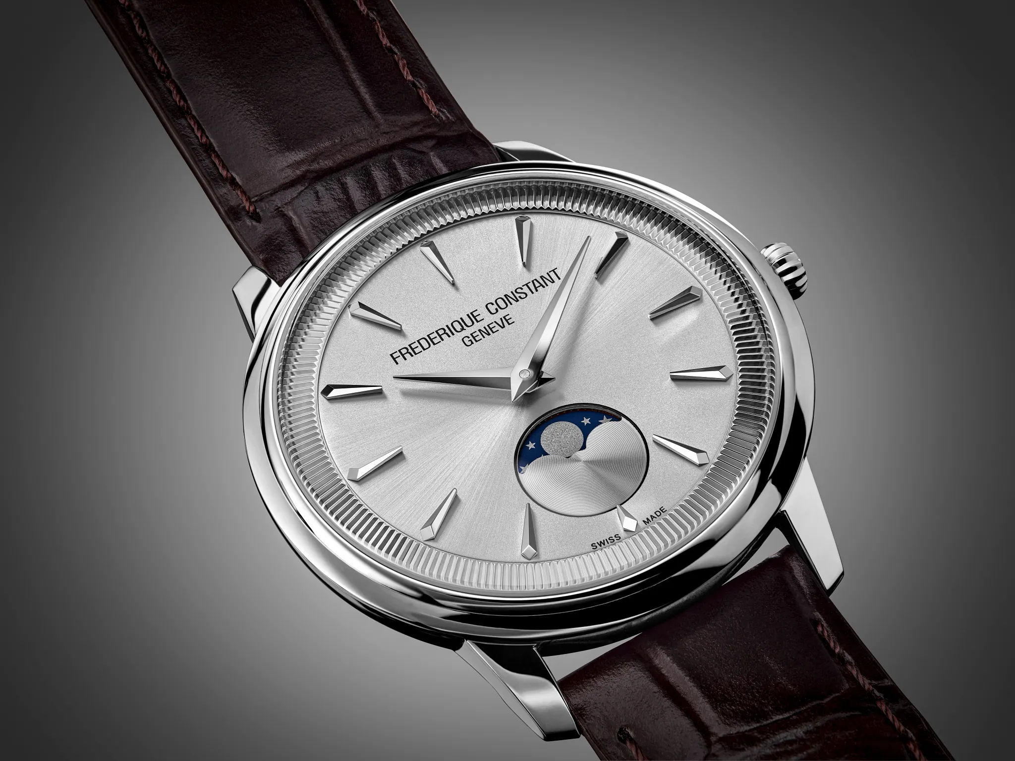 Classics Moneta Moonphase Watch FC-206S3S6 | Frederique Constant